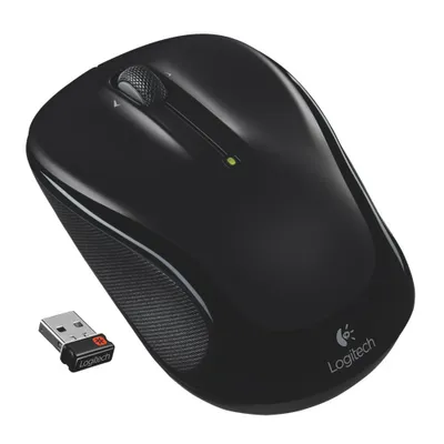 Logitech M325 Wireless Optical Ambidextrous Mouse - Black