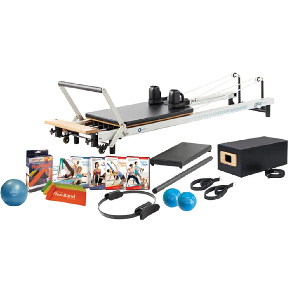 Stott Pilates At Home Pro Reformer Package  Pilates reformer, Pilates at  home, No equipment workout