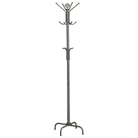 Monarch Metal Coat Rack - Silver