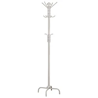 Portemanteau en métal de 70 po de Monarch - Blanc