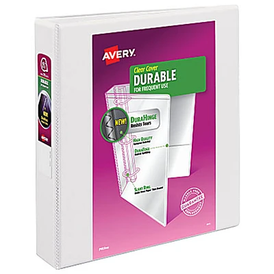 Avery 2" Durable Slant D-Ring View Binder (AVE17032) - White