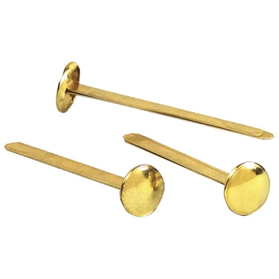 ACCO 2" Solid Brass Round Head Fasteners (ACC71507) - 100 Pack