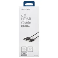 Insignia 1.8m (6 ft.) HDMI Cable - Only at Best Buy