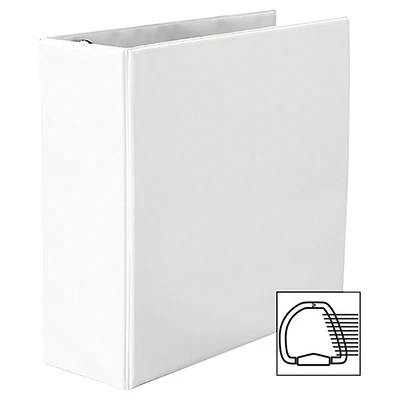 Avery 4" Heavy Duty One Touch D-Ring Vew Binder (AVE79-704) - White