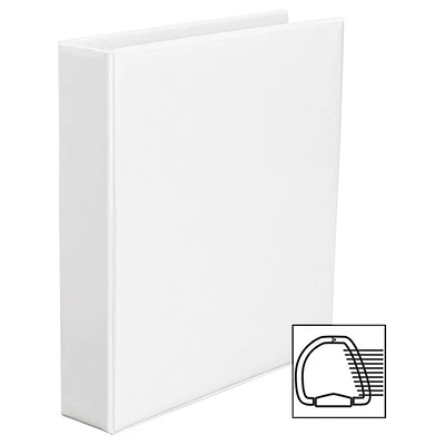 Avery Heavy-Duty 1-1/2" One-Touch D-Ring View Binder (AVE79-795) - White