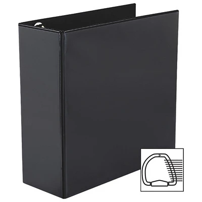 Avery 4" Heavy-Duty One Touch D-Ring View Binder (AVE79-604) - Black