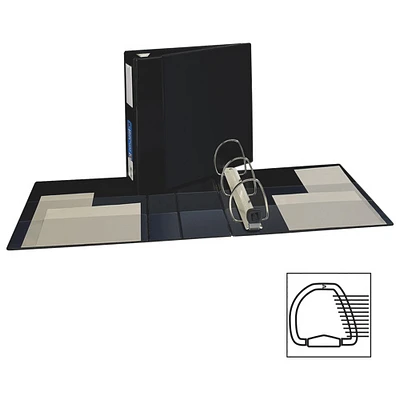 Avery 4" Heavy-Duty One Touch D-Ring Binder (AVE79-994) - Black