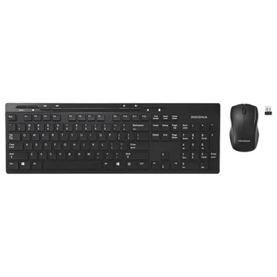 Insignia Wireless Keyboard & Mouse Combo Keyboard and Mouse Combo (NS-PNC5011-C) - Only at Best Buy