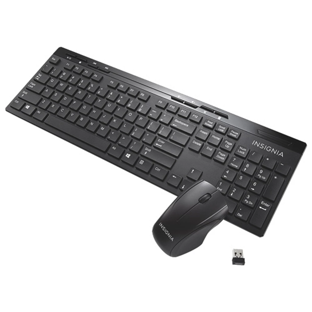 Insignia Wireless Keyboard & Mouse Combo Keyboard and Mouse Combo (NS-PNC5011-C) - Only at Best Buy