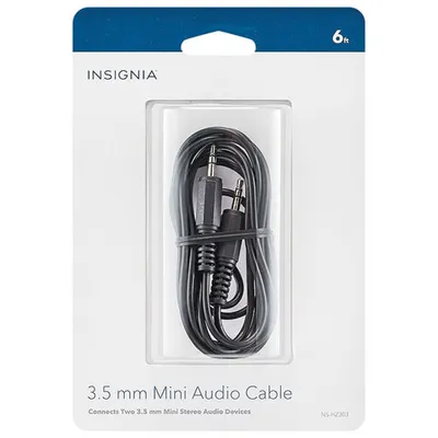 Insignia 1.8m (6 ft.) 3.5mm Stereo Audio Cable - Only at Best Buy