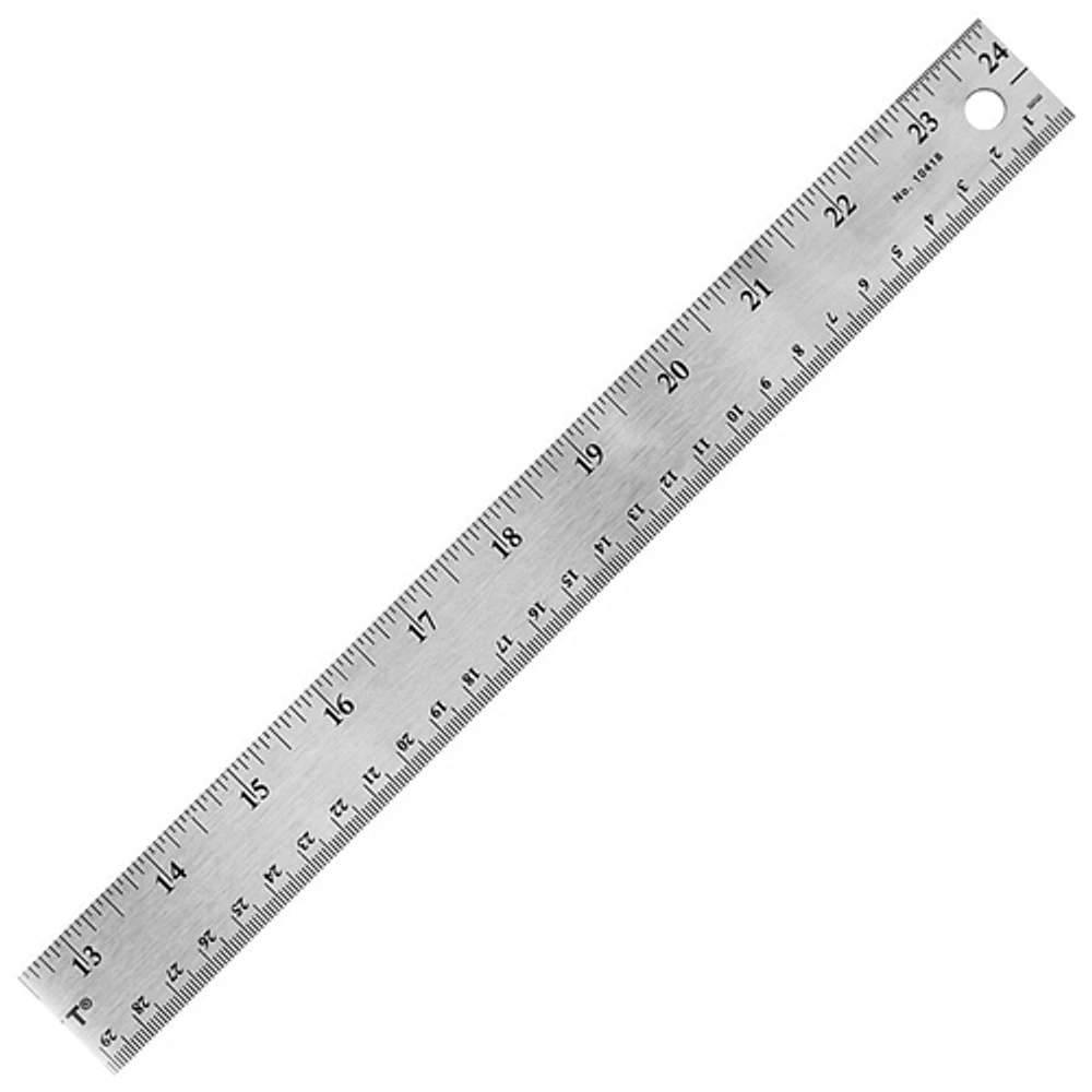 Acme United 24" Stainless Steel Ruler (ACM50202) - Stanless Steel