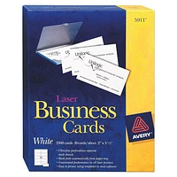 Avery Business Cards (AVE05911) - 2500 Pack - White