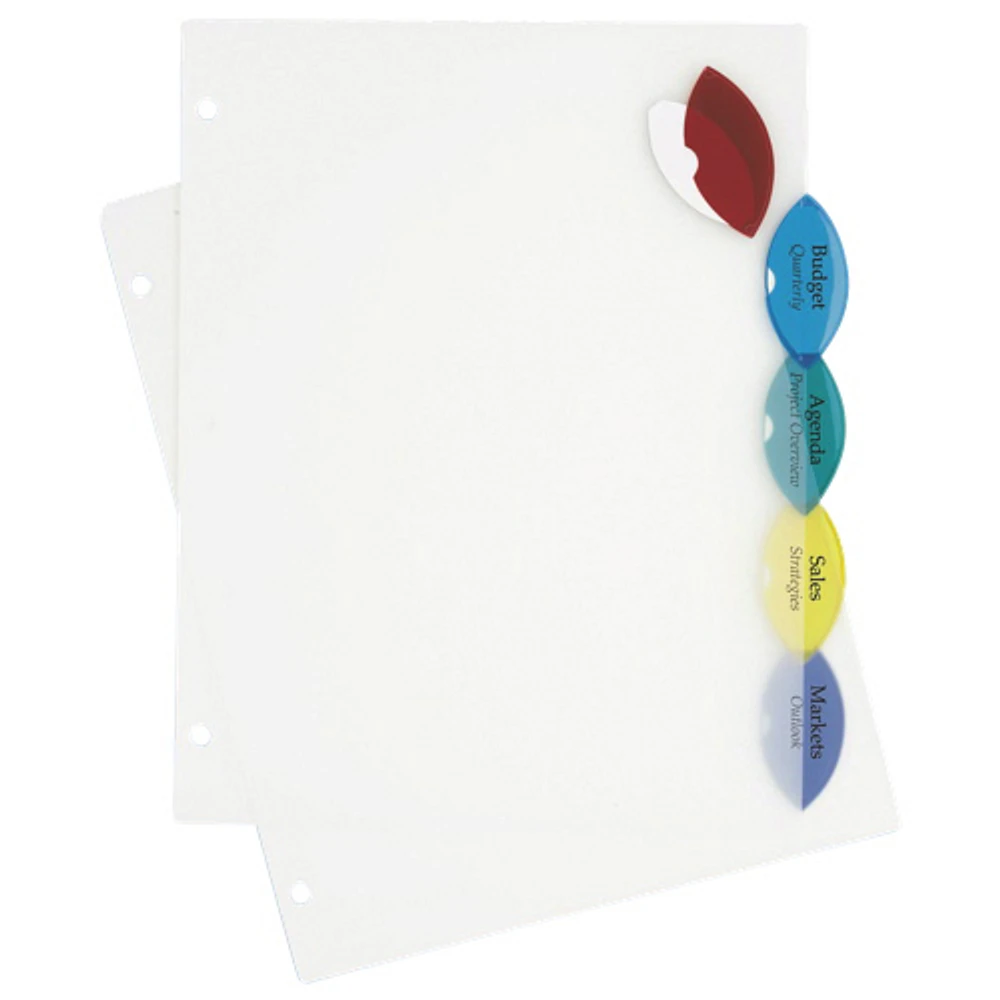 Avery Style Edge Insertable Tab Dividers (AVE11200) - 5 Pack - Assorted