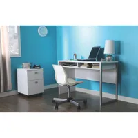 Interface Contemporary Writing Desk - Pure White