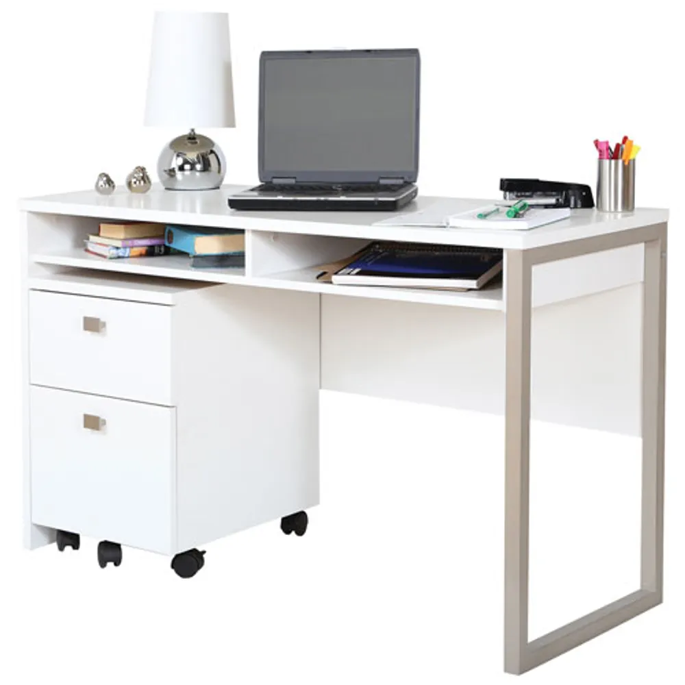 South Shore Interface Mobile Cabinet - Pure White