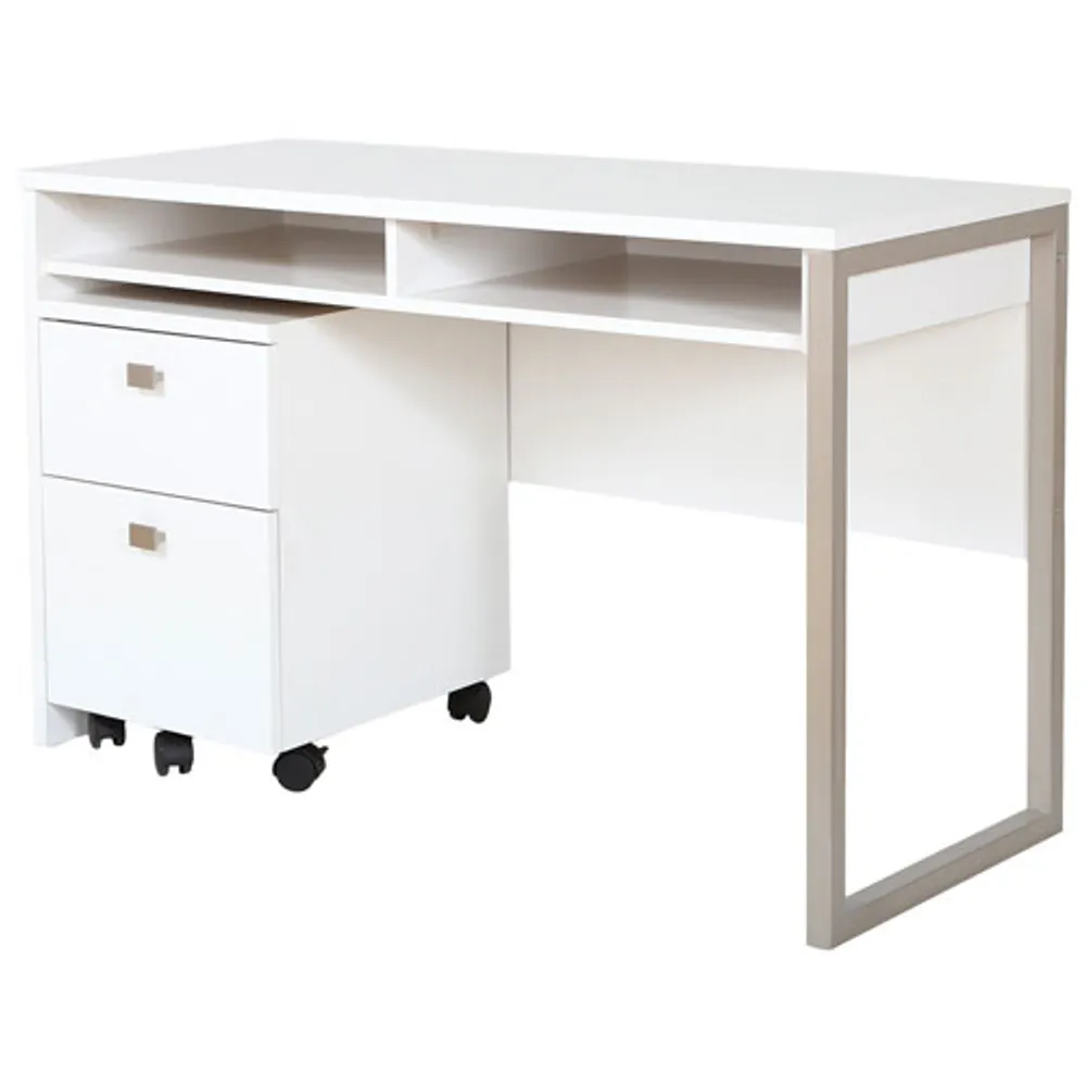 South Shore Interface Mobile Cabinet - Pure White