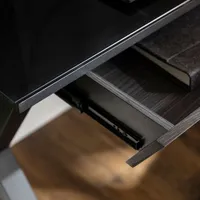 Contemporary Computer Desk - Black