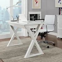 Winmoor Home Contemporary Computer Desk - White