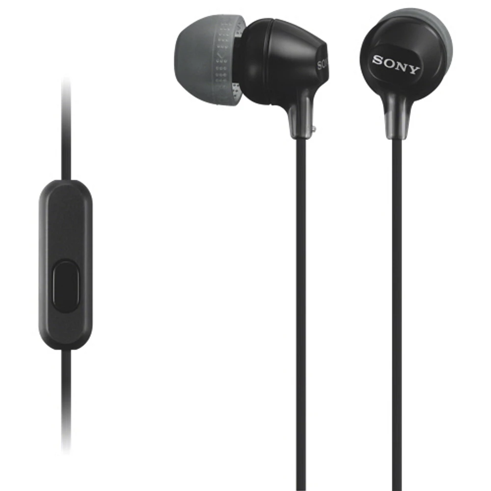 Sony In-Ear Sound Isolating Headphones (MDREX15APB) - Black