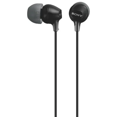 Sony In-Ear Sound Isolating Headphones (MDREX15LPB) - Black