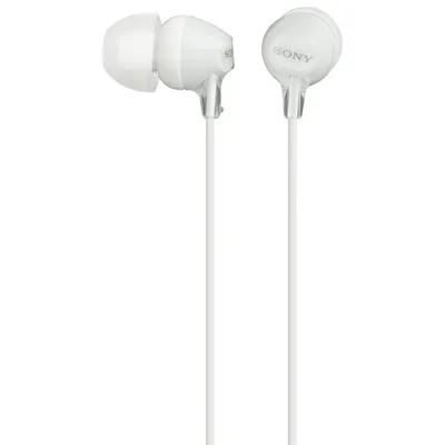 Sony In-Ear Sound Isolating Headphones (MDREX15LPW) - White