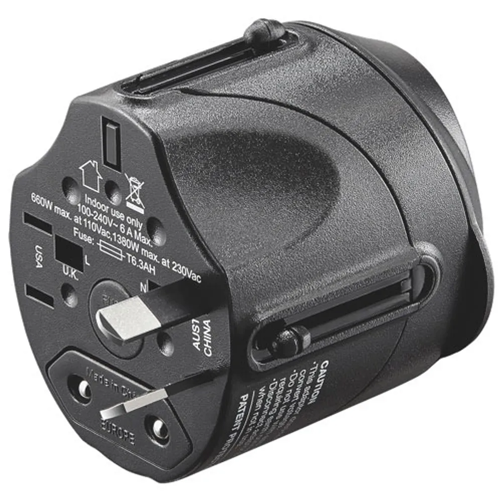 Insignia All-in-1 Universal Travel Adapter (NS-TADPT1-C) - Only at Best Buy