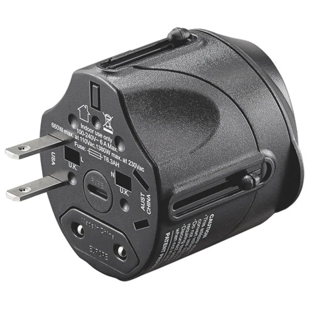 Insignia All-in-1 Universal Travel Adapter (NS-TADPT1-C) - Only at Best Buy