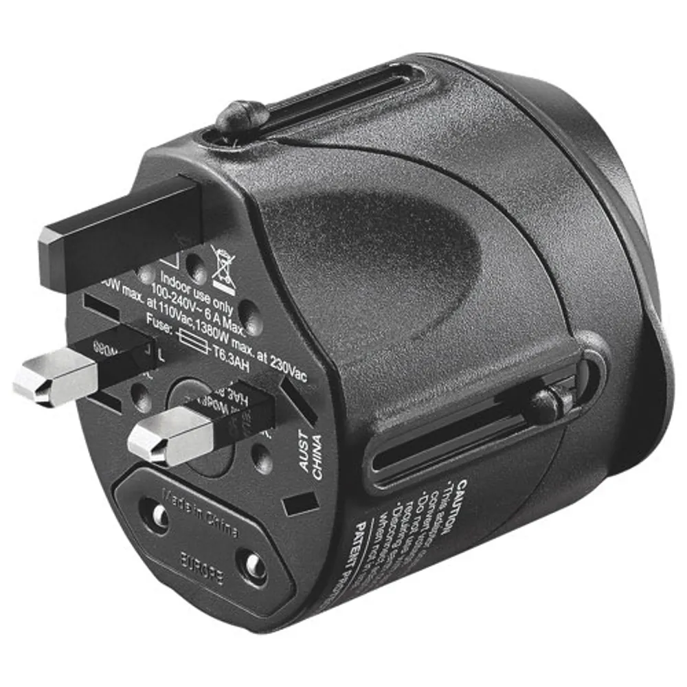 Insignia All-in-1 Universal Travel Adapter (NS-TADPT1-C) - Only at Best Buy