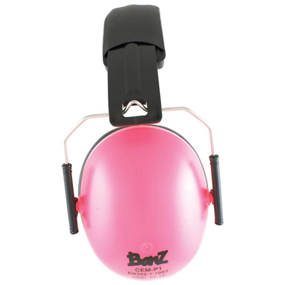 Casque à isolation sonore pour bébés de Baby Banz - 2 ans+ - Rose