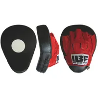 Mitaines de frappe IBF Focus d'Iron Body Fitness - Noir-rouge