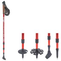 Rockwater Design Nordic Walking Pole - 60 cm to 130 cm - Red - Pair