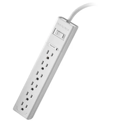 Insignia 6-Outlet Surge Protector - Only at Best Buy