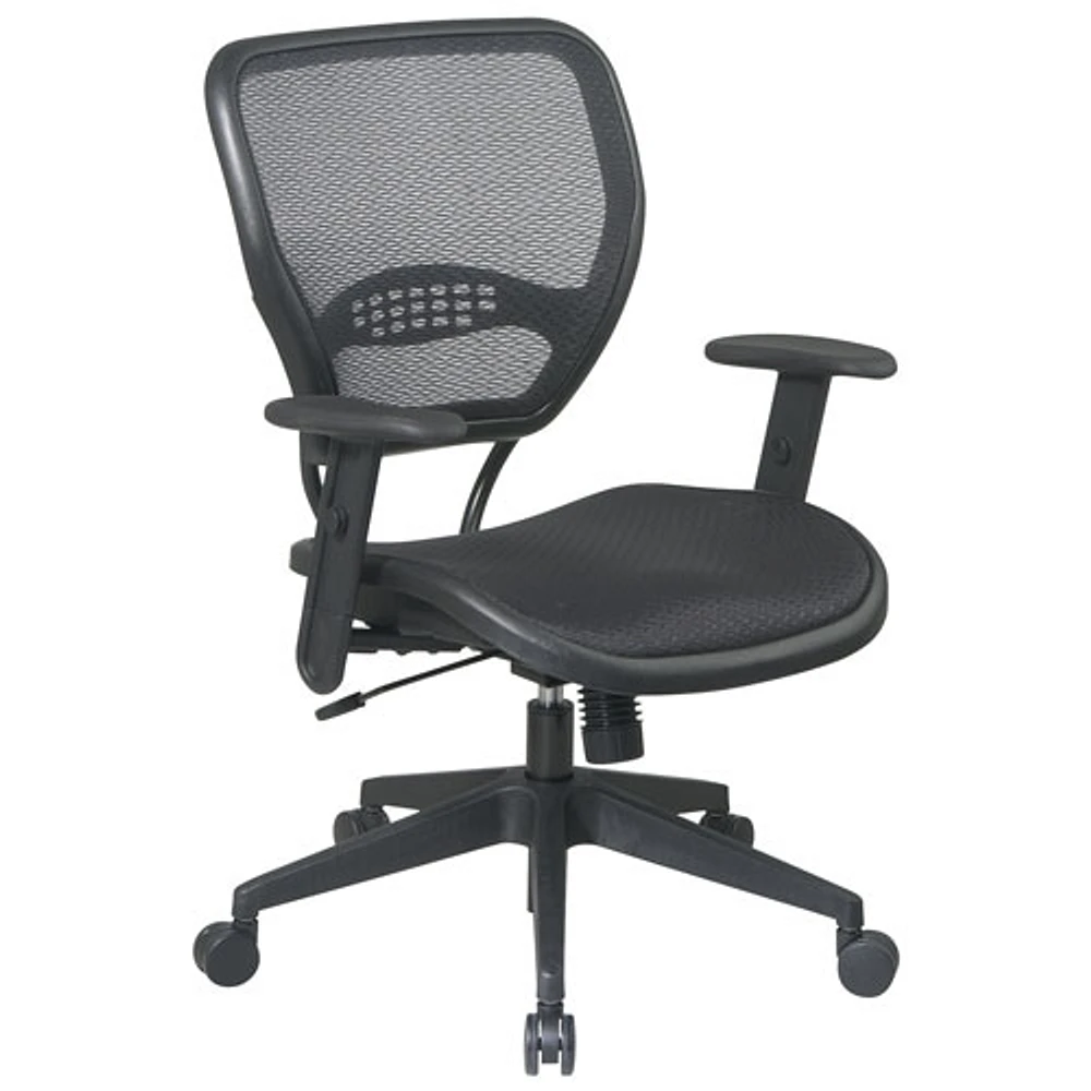 Chaise de bureau AirGrid de Space Seating - Noir