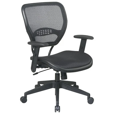 Chaise de bureau AirGrid de Space Seating - Noir