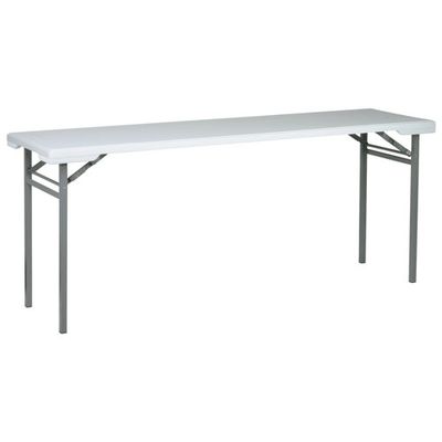 Traditional Rectangular Outdoor Training Table - Light Grey