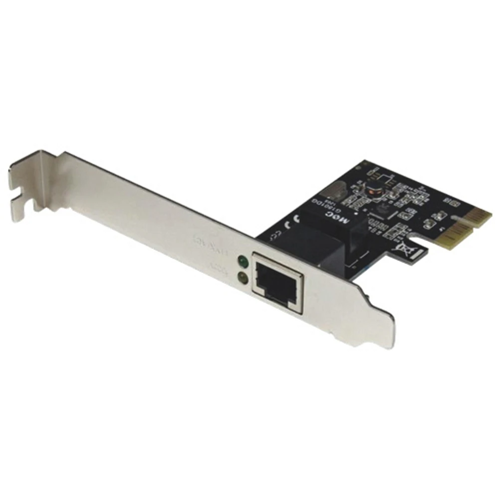 Adaptateur réseau PCI-E Ethernet 10/100/1000 Mbit/s de StarTech - Anglais