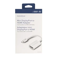 Insignia Mini DisplayPort to 4K HDMI Adapter - Only at Best Buy