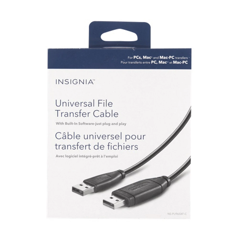 Câble USB-A vers USB-A de 1,8 m (6 pi) d'Insignia (NS-PU965XF-C) - Exclusivité de Best Buy