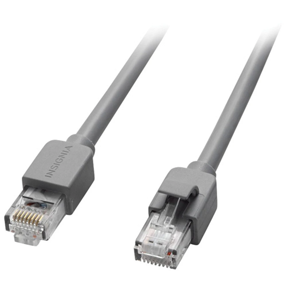 Câble Ethernet Cat6 de 7,6 m (25 pi) d'Insignia - Gris - Exclusivité de Best Buy