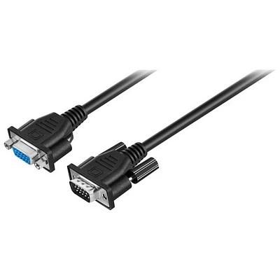 Insignia 3m (10 ft.) VGA Extension Cable (NS-PV10509-C) - Black - Only at Best Buy