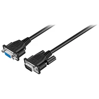 Insignia 3m (10 ft.) VGA Extension Cable (NS-PV10509-C) - Black - Only at Best Buy