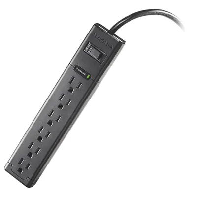 Insignia 6-Outlet Surge Protector - Only at Best Buy