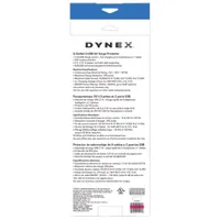 Dynex 8-Outlet Surge Protector With USB - Only at Best Buy