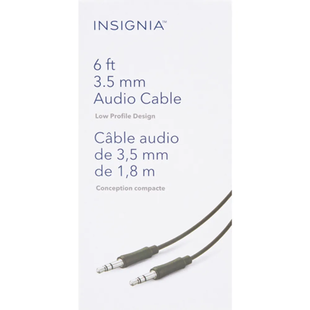 Insignia 1.8m (6 ft.) 3.5mm Audio Cable (NS-MP3AX-C) - Only at Best Buy