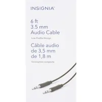 Insignia 1.8m (6 ft.) 3.5mm Audio Cable (NS-MP3AX-C) - Only at Best Buy