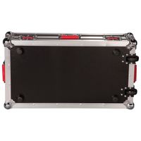 Gator Pedal Board With Large Hard Shell Carrying Case (G-TOUR-PEDALBOARDLGW) - Black