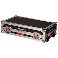 Gator Pedal Board With Large Hard Shell Carrying Case (G-TOUR-PEDALBOARDLGW) - Black