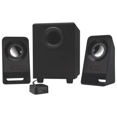 Logitech Z213 Multimedia Speakers with Subwoofer - Black