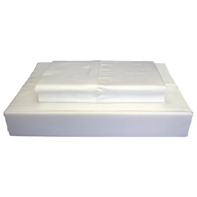 Maholi Bamboo Solid Collection 310 Thread Count Rayon Sheet Set - Queen