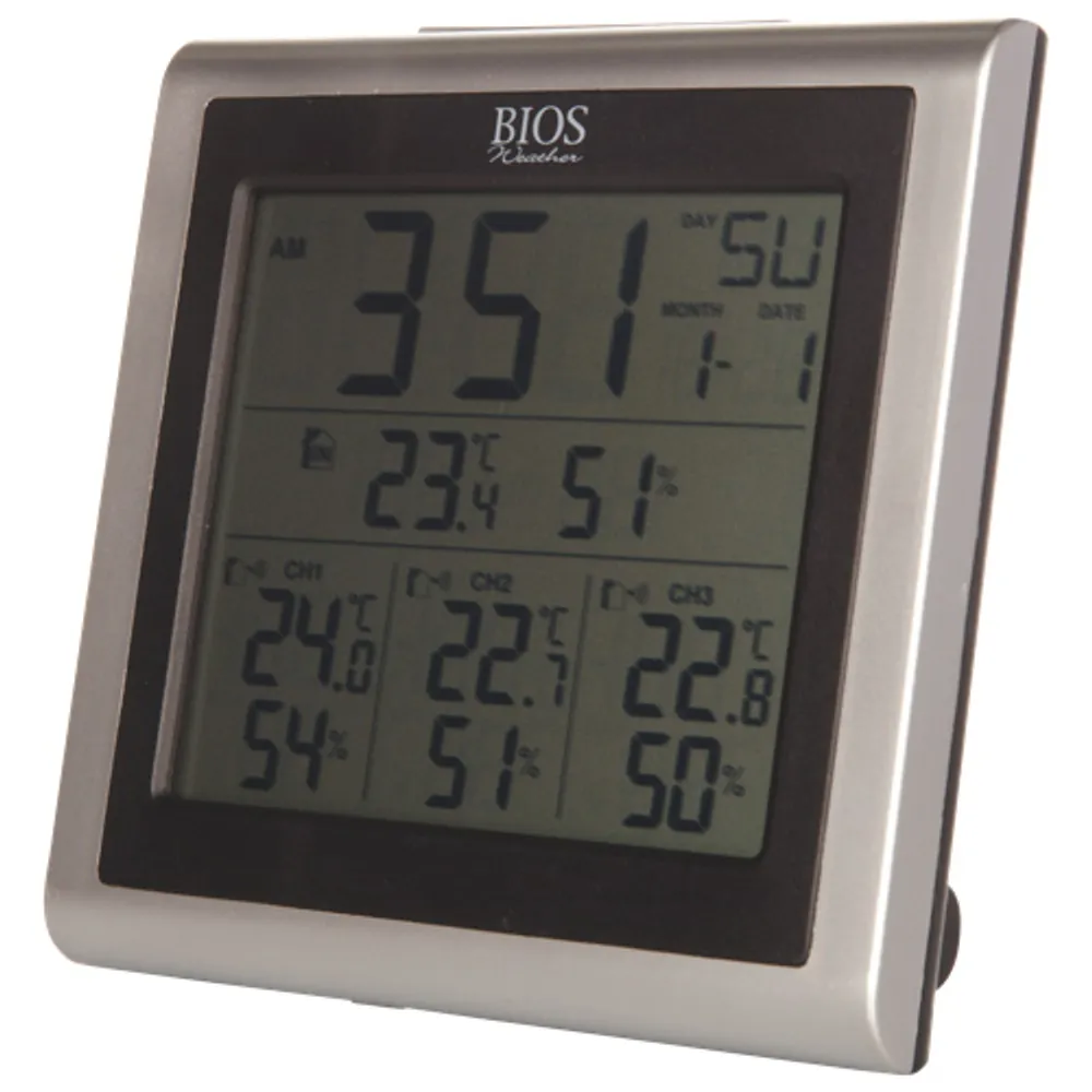 BIOS Weather Indoor/Outdoor Thermometer (339BC)